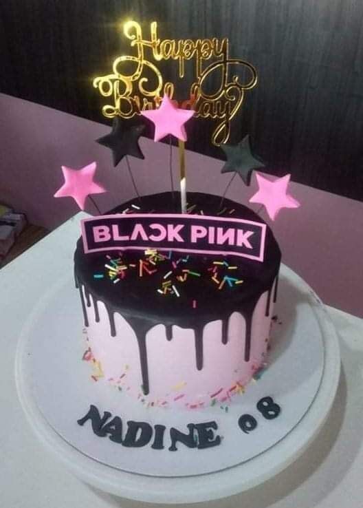 Blackpink Theme Cake 1
