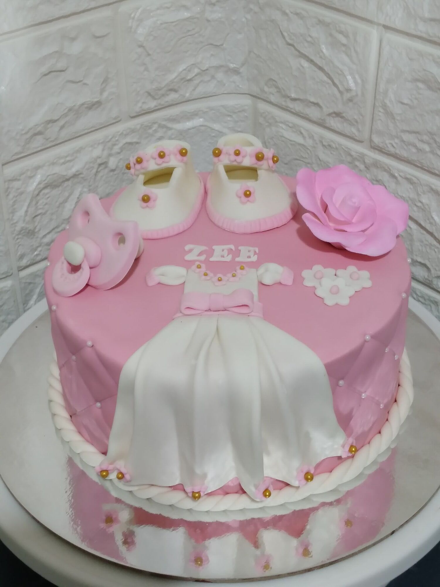 Christening Theme Cake 1