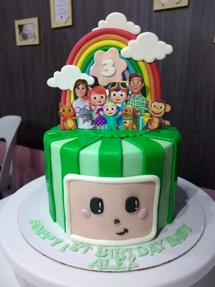 Cocomelon Theme Cake 7