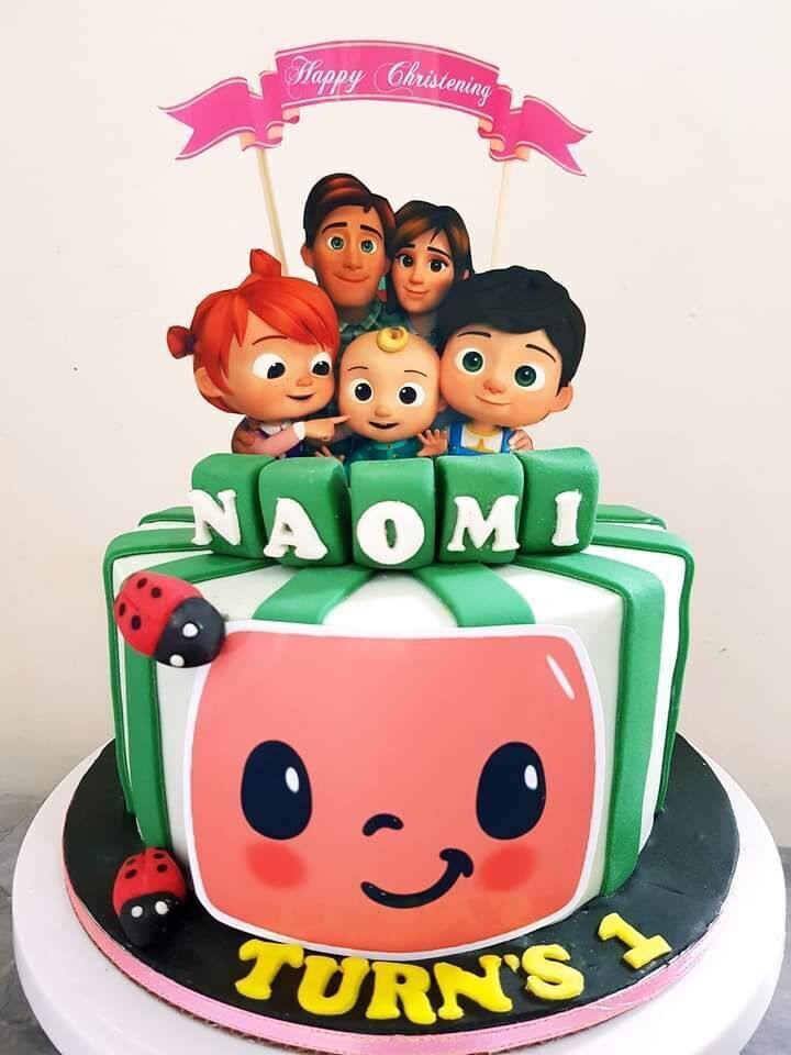 Cocomelon Theme Cake 9