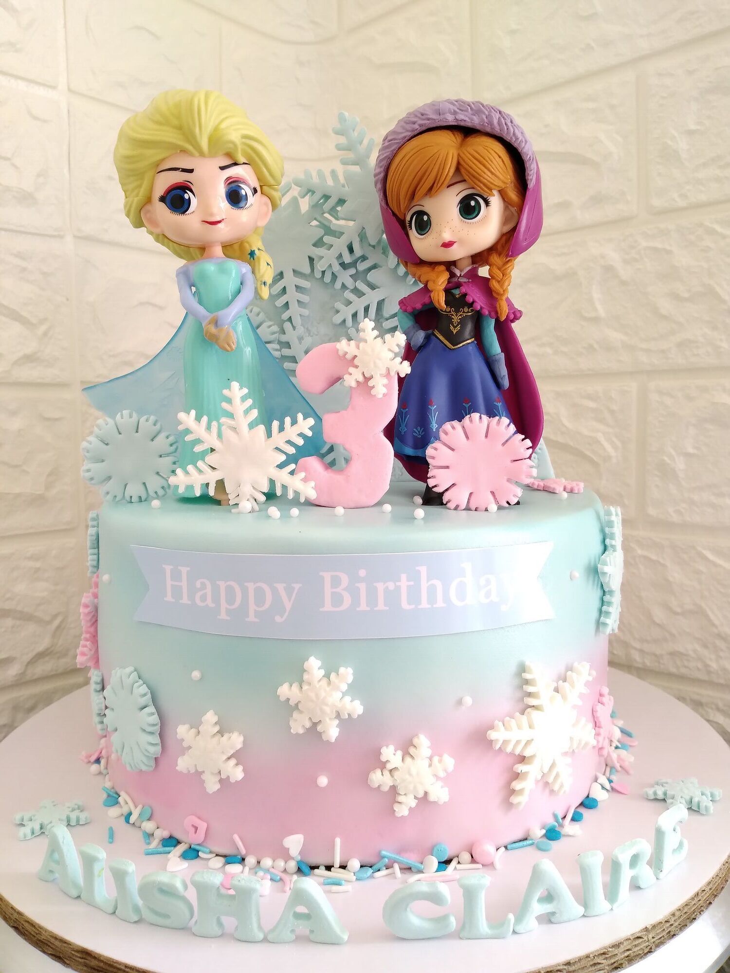 Frozen Theme Cake 1