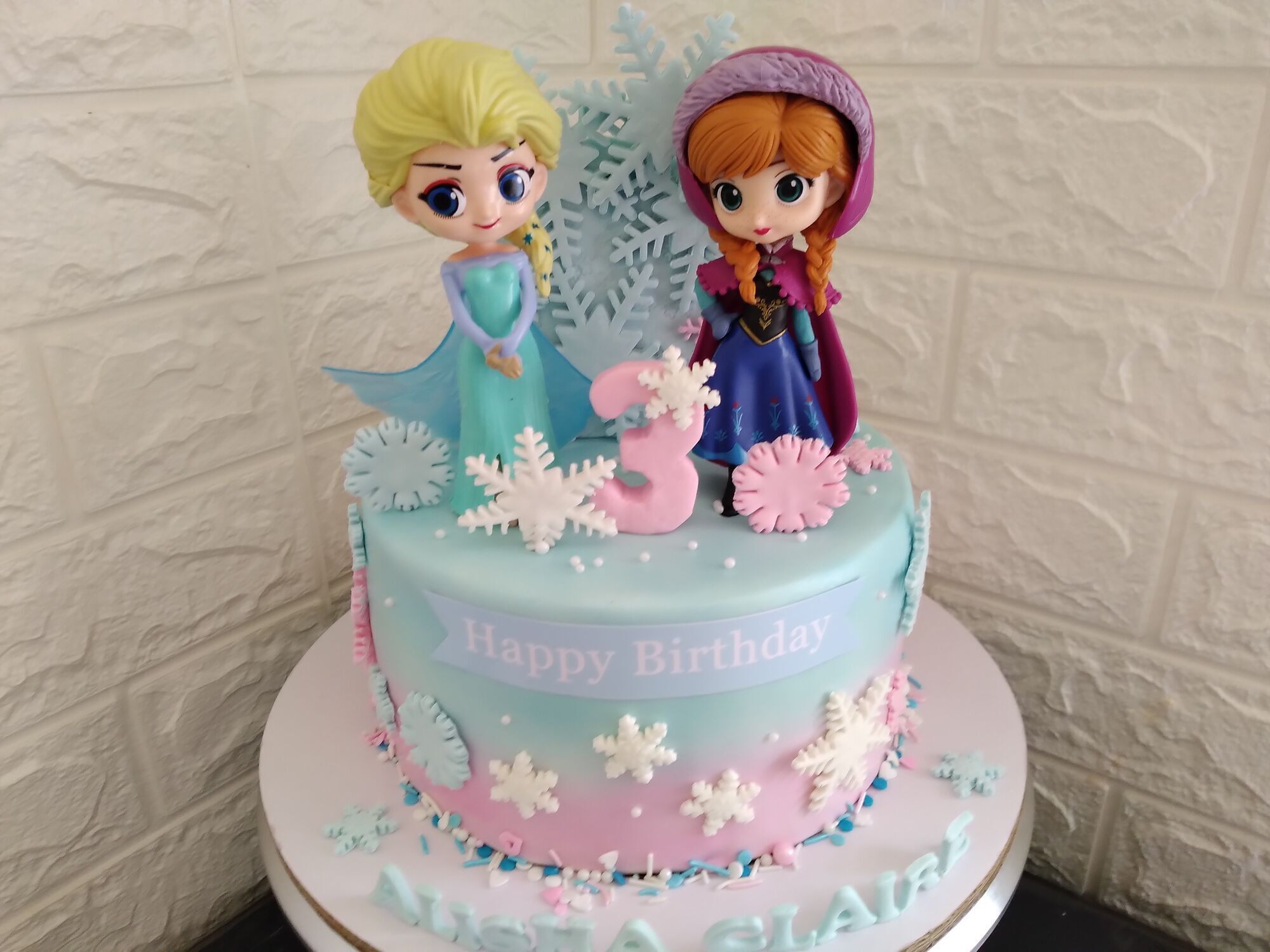 Frozen Theme Cake 2