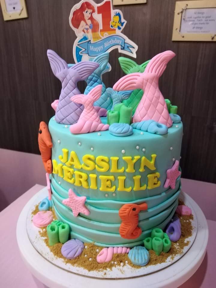 Mermaid Theme Cake 3