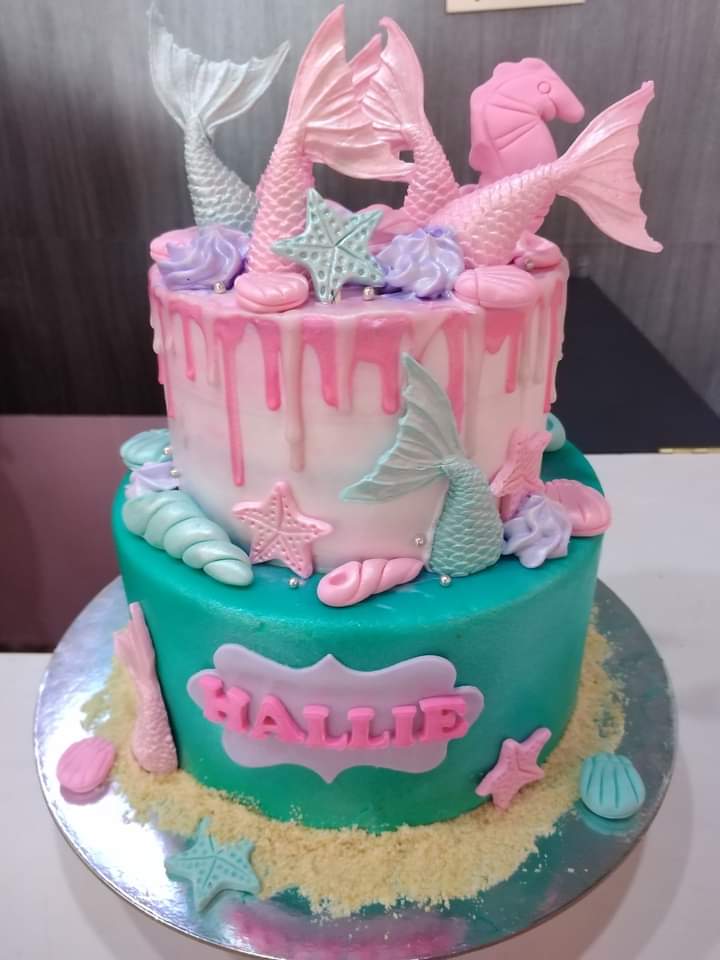 Mermaid Theme Cake 4