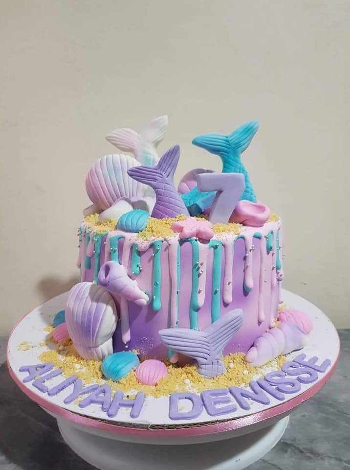 Mermaid Theme Cake 6