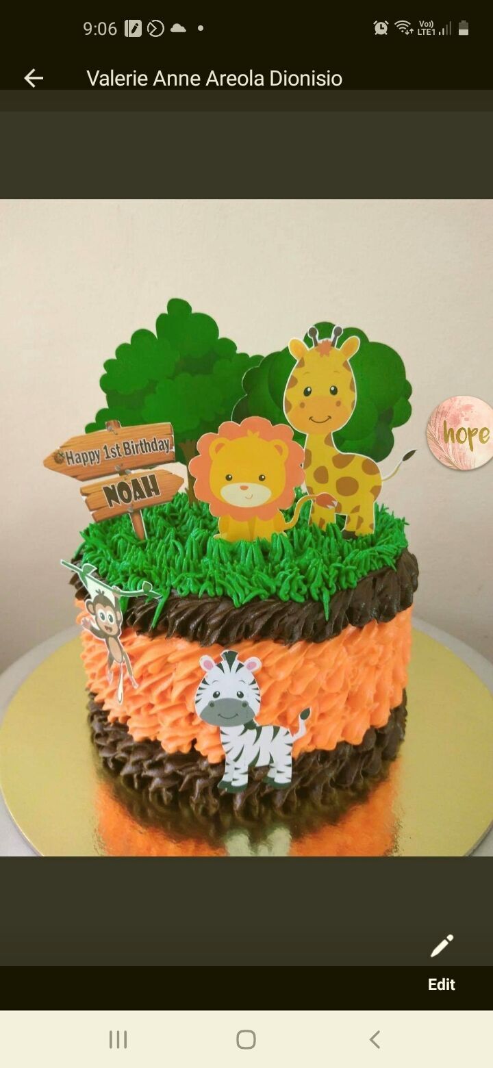 Safari Theme Cake 10