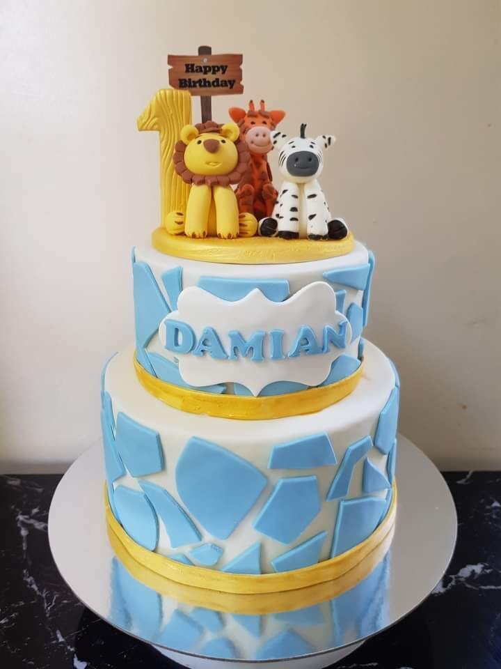 Safari Theme Cake 3