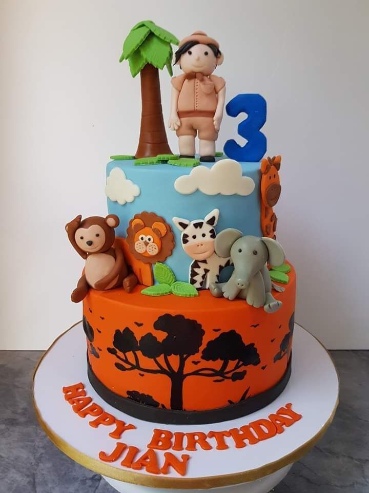 Safari Theme Cake 4