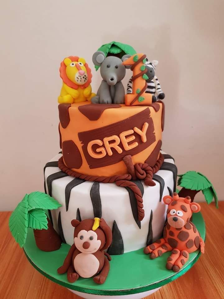 Safari Theme Cake 5
